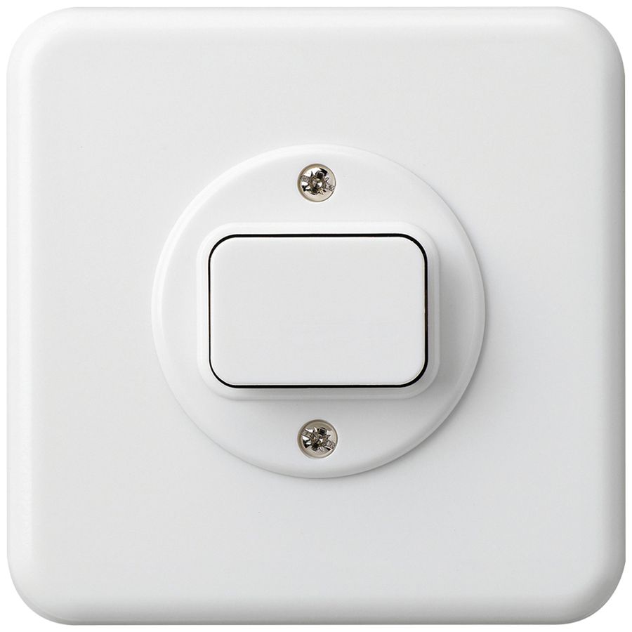 UP-Drucktaster basico W/2L weiss