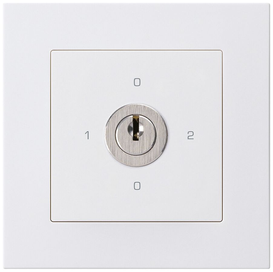 Interruttore rotativo INC kallysto.pro 2/1L bianco con serratura Kaba 8
