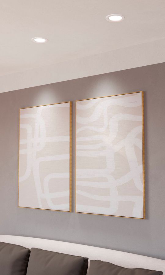 LED-Downlight Eglo FUEVA 7W 0…620lm 2700…6500K IP44 DIM Ø120×40mm weiss