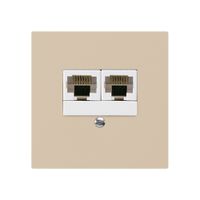 UP-Dose kallysto 2×RJ45u getrennt beige