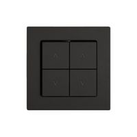 Storenschalter EDIZIO.liv SNAPFIX® 10A 250V 4 Tasten 2 Kanäle sz