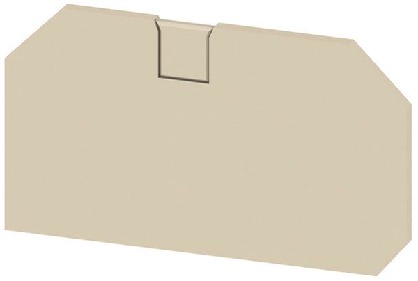 Plaque de fermeture Weidmüller SLEP 2C 6mm² 2.2mm V0 beige