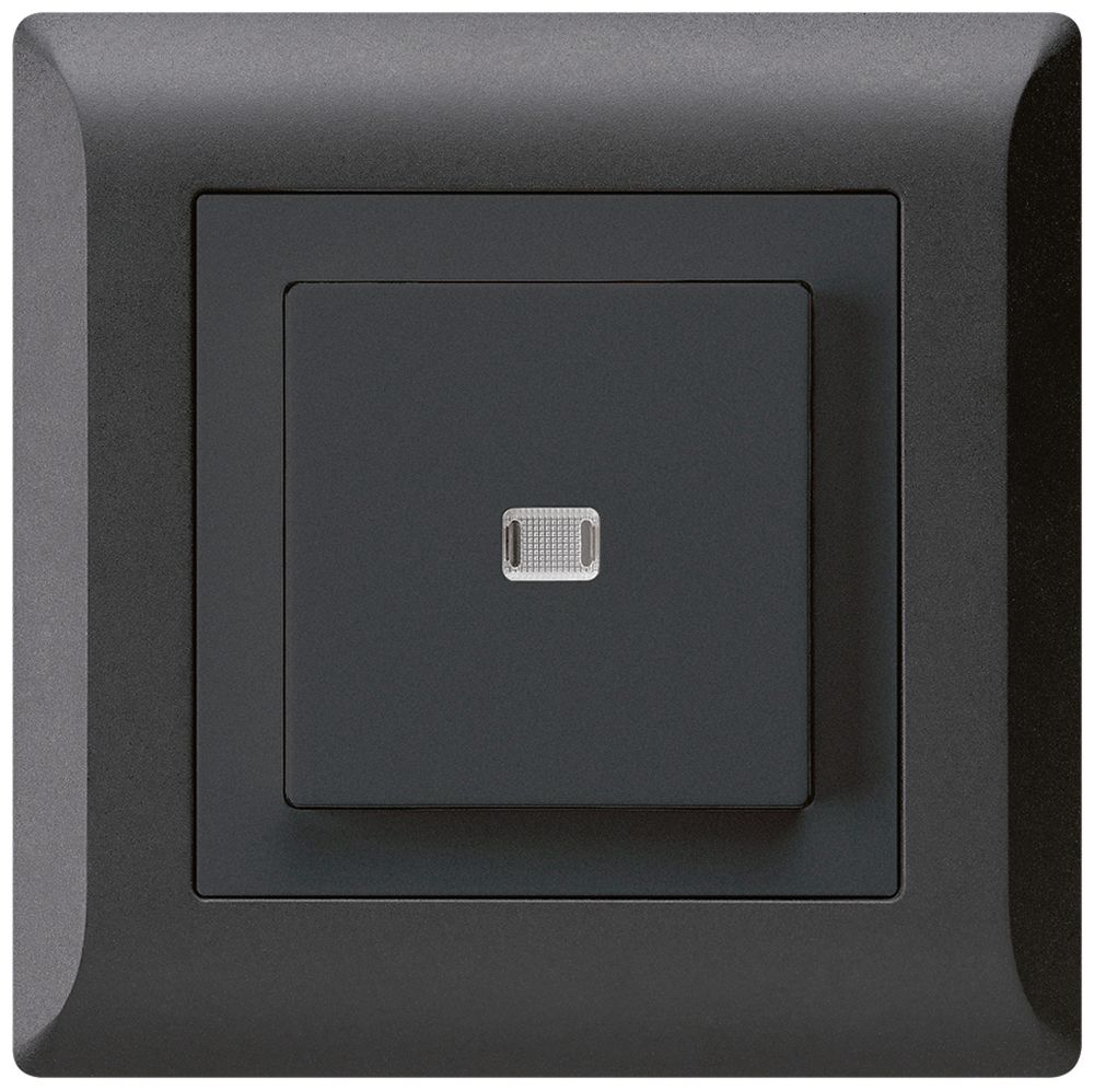 UP-Leuchtdruckschalter kallysto.line 6/1L schwarz