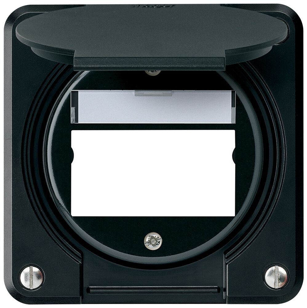 Kit di montaggio INC robusto IP55 piatto nero per modulo multimedia per combi