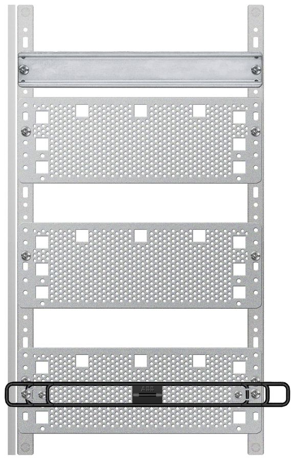Panneau Media ABB, pour distributeur vide 1 champ, 3 rangées, hauteur pose 00