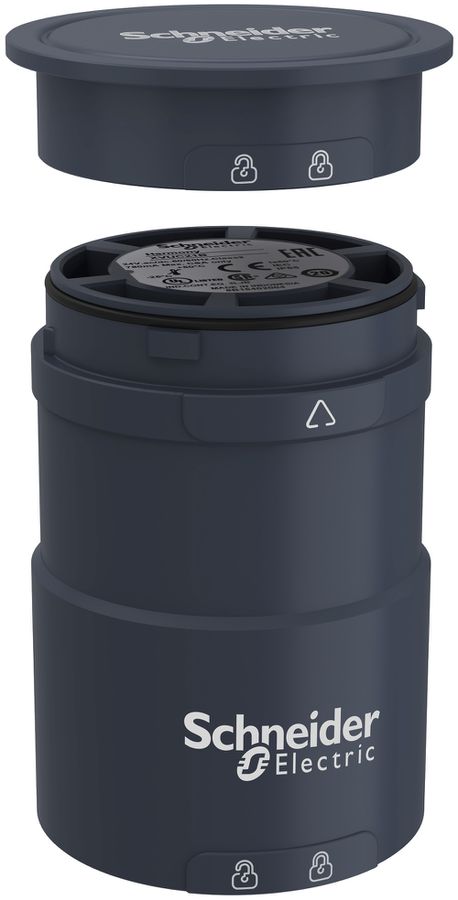 Élément de connexion DC Schneider Electric avec couvercle, noir