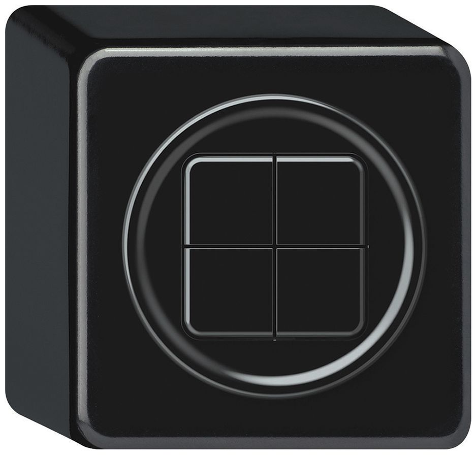 Pulsante KNX AP origin 4×tasti nero