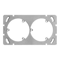 UP-Befestigungsplatte FH 1×2 3×T13 + 3×T13