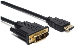 HDMI-DVI-D-Kabel Ceconet WXGA 165MHz 4.95Gb/s 1.5m schwarz