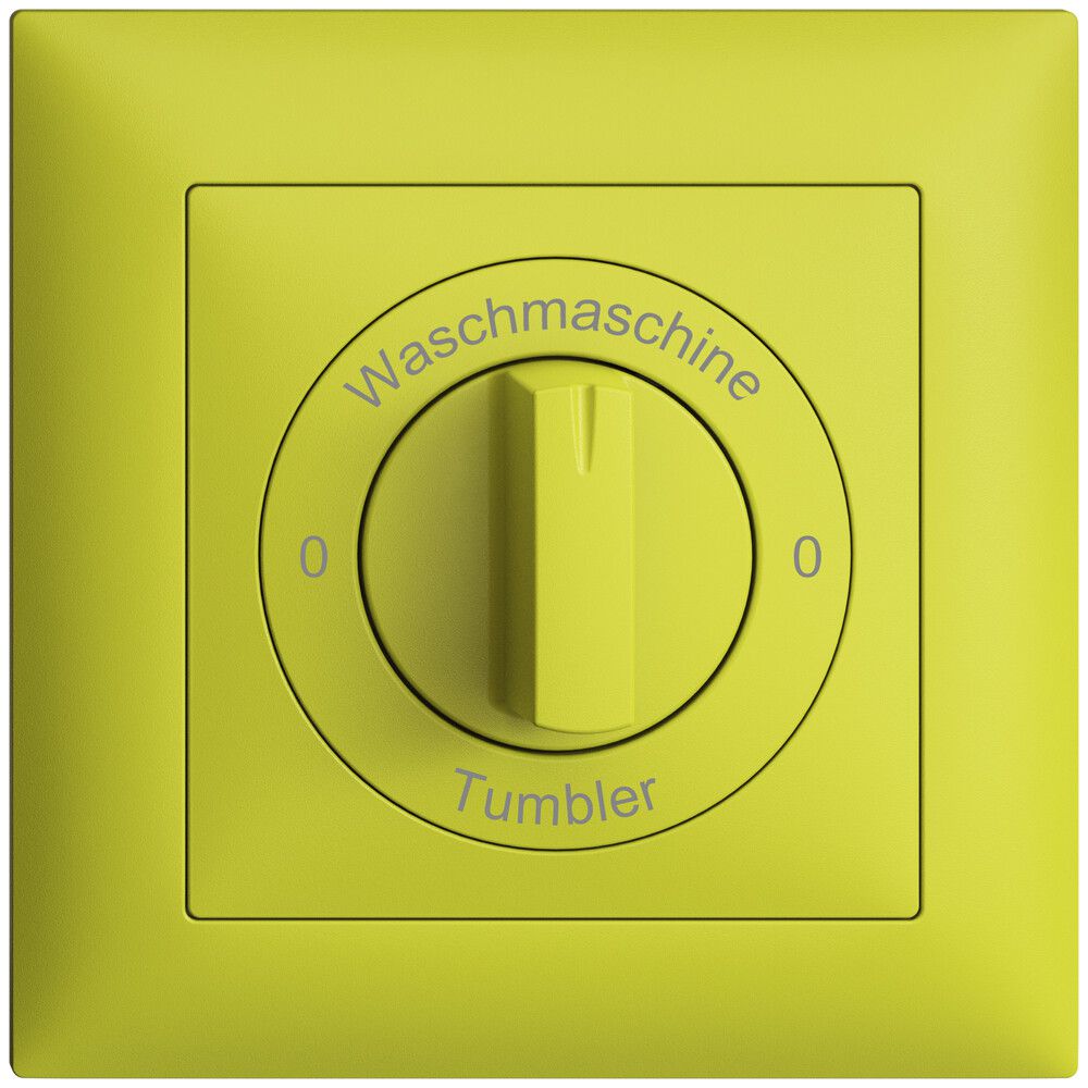 Frontset 0-Waschmaschine-0-Tumbler EDIZIOdue 88×88mm lemon