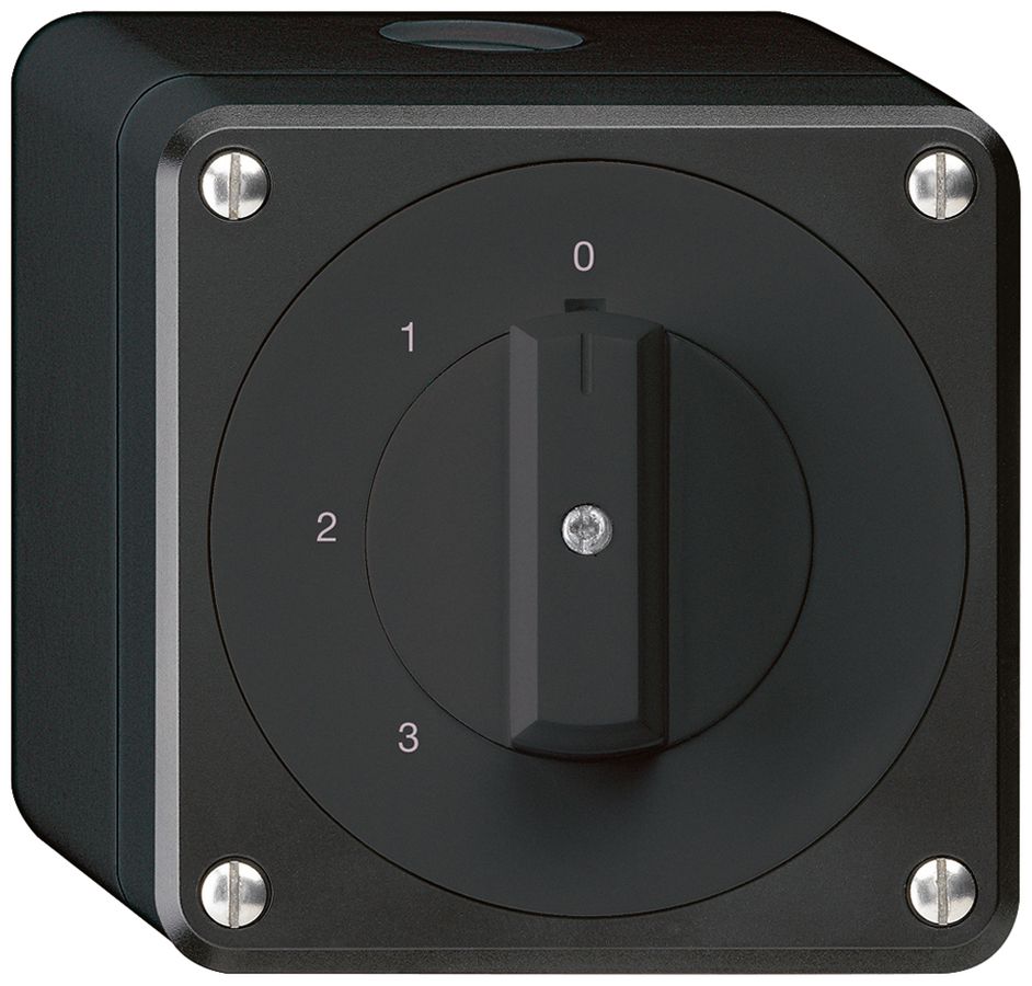 Interrupteur rotatif AP robusto IP55 schéma 5/1P noir