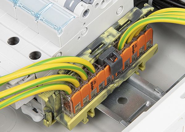 Leitungsbrücker WAGO 221 mit Verriegelungsfunktion 2L 41A dunkelgrau