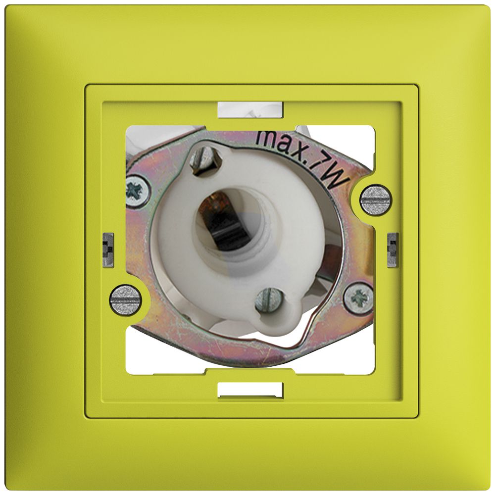 UP-Signallampe EDIZIOdue lemon 7W ohne flache Kalotte