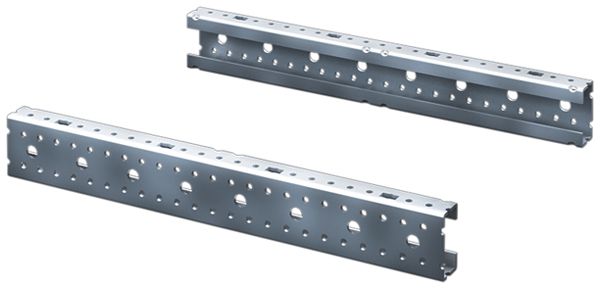 Barre profilée Rittal SV 9666.702 300mm pour TS/SE 2UH gris 2pcs