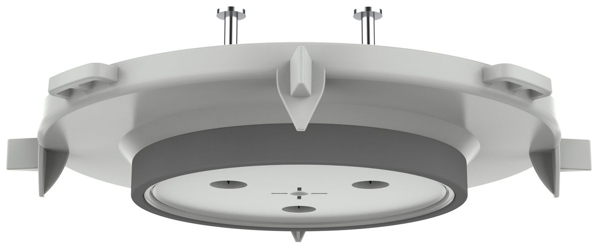 Elemento frontale LIGHT-BOX Ø75mm calcestruzzo vista TFI 850°C grigio