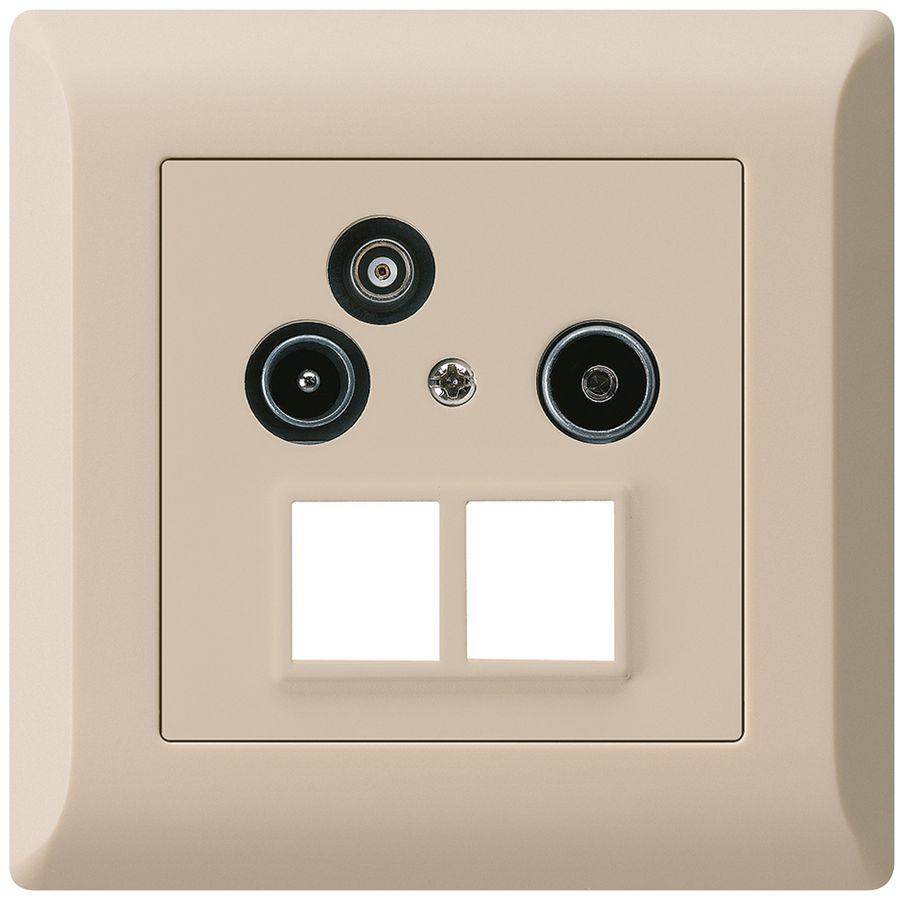 UP-Antennendose R/TV-Daten kallysto.line HMS 2GHz 10.5db beige