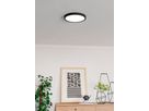 LED-Deckenleuchte Eglo FUEVA 16W 0…1800lm 2700…6500K IP44 DIM Ø278×25mm schwarz