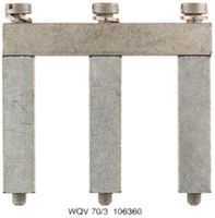 Querverbinder Weidmüller WQV 70/95/3 geschraubt 3L Raster 27mm 232A silbergrau