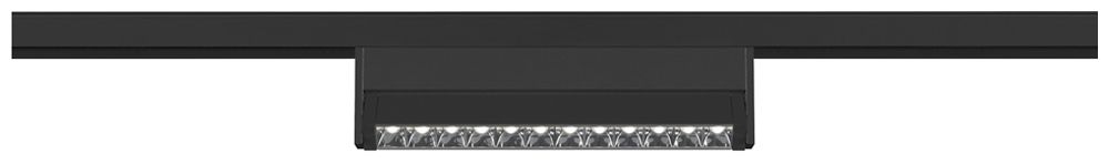 Spot LED SLV IN-LINE 24 7.3W 650lm 940 35° DALI 48V AD 240×22mm nero