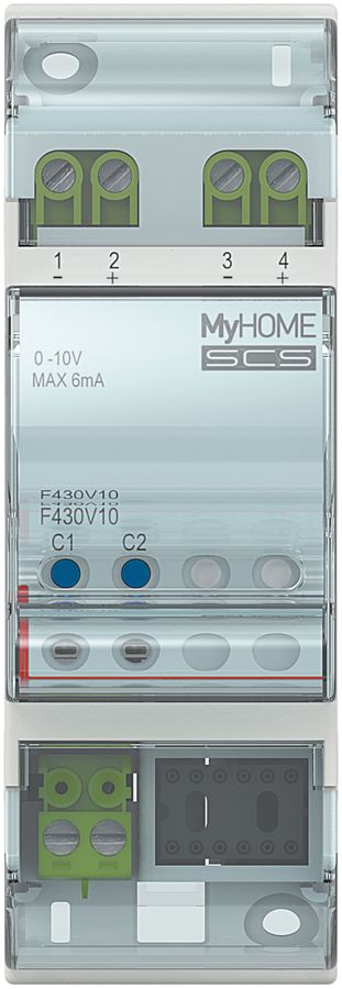 Actionneur de chauff.AMD MyHOME 0…10V 2F