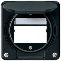 Kit di montaggio INC robusto IP55 piatto nero per modulo multimedia