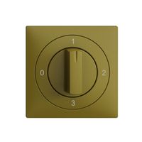 Kit frontal EDIZIOdue 0-1-2-3 60×60mm olive pour interrupteur rotatif