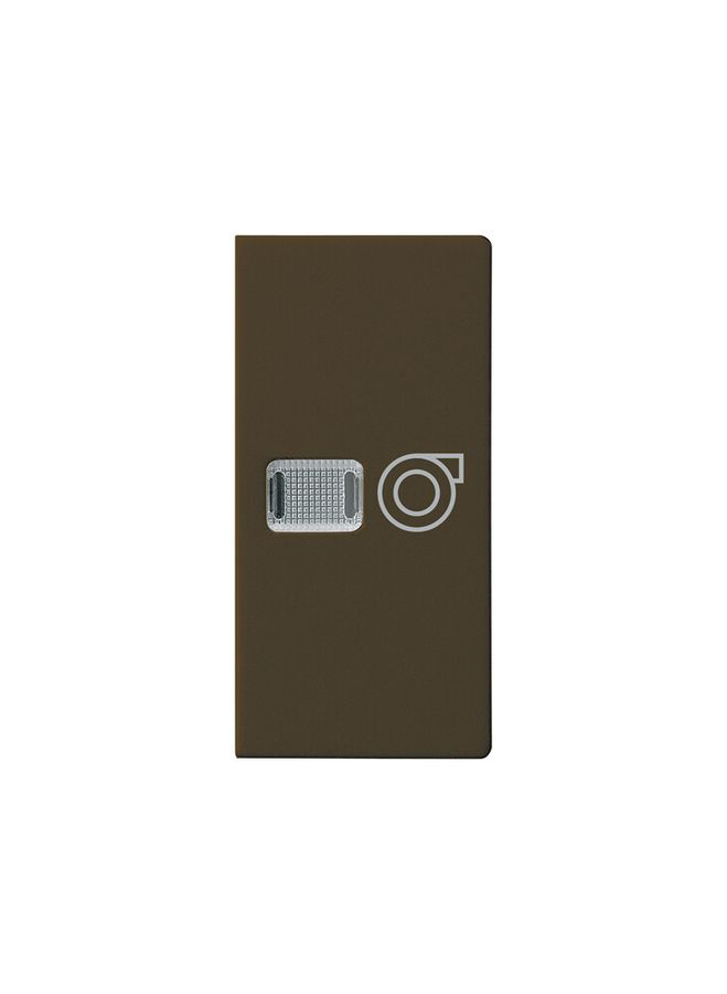 Bouton kallysto avec symbole ventilation brun