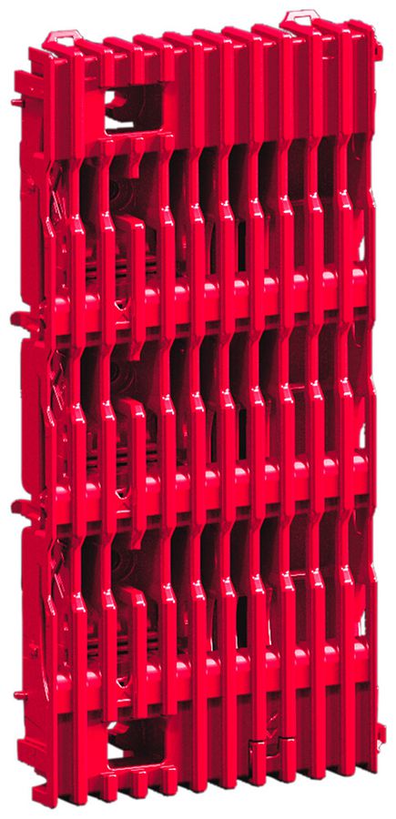 Supporto per sbarra conduttrice RiLineX RX 9360.110 3P 246×100×49mm 6pz
