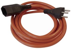 Verlängerungskabel ELBRO PUR 10A 230V 3×1.5mm² Typ 12/Typ 13 5m orange