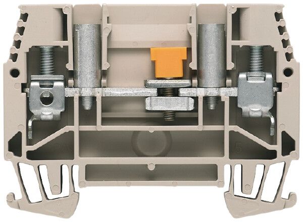 Morsetti sezionatori di prova WM WTL 6/1/STB a vite scorrevole TS35 beige