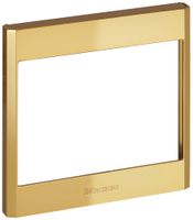 Abdeckrahmen LINEA 5000 1×1 vertikal 41×41mm Gold