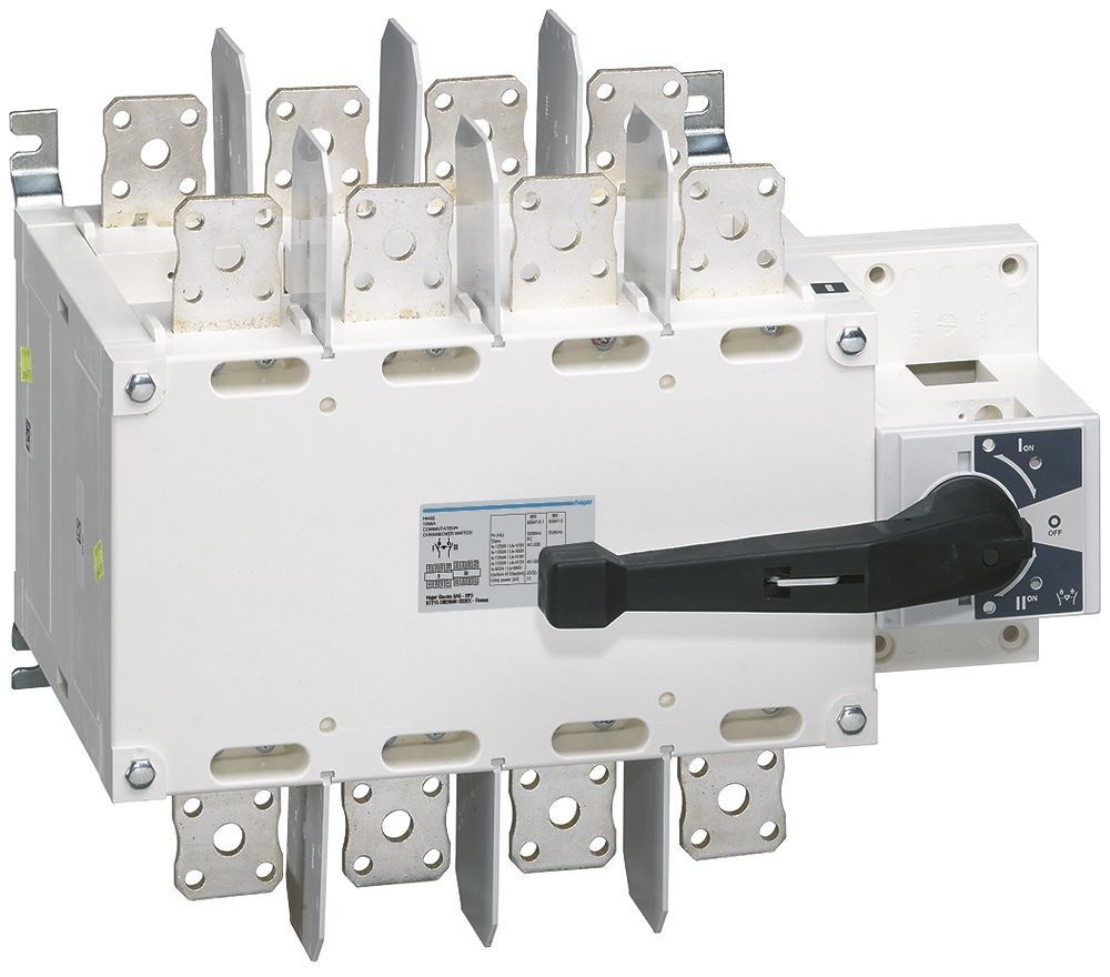 Commutatore di carico INS Hager 4L 1250A per placca di montaggio