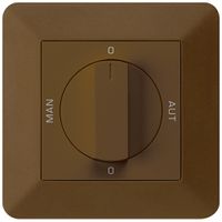 UP-Drehschalter 0-Man-0-Aut. kallysto.trend 2/1L braun mit Drehgriff