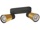 Spot SLV PURI 2.0 Cone CW GU10 2×6W REG 150×138mm nero/oro