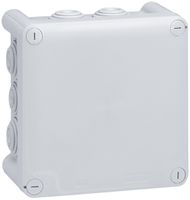 Abzweigdose PLEXO 130×130mm leer hellgrau