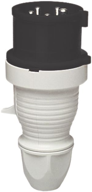 Stecker CEEtyp 5L 32A 7h Kontakte vernickelt