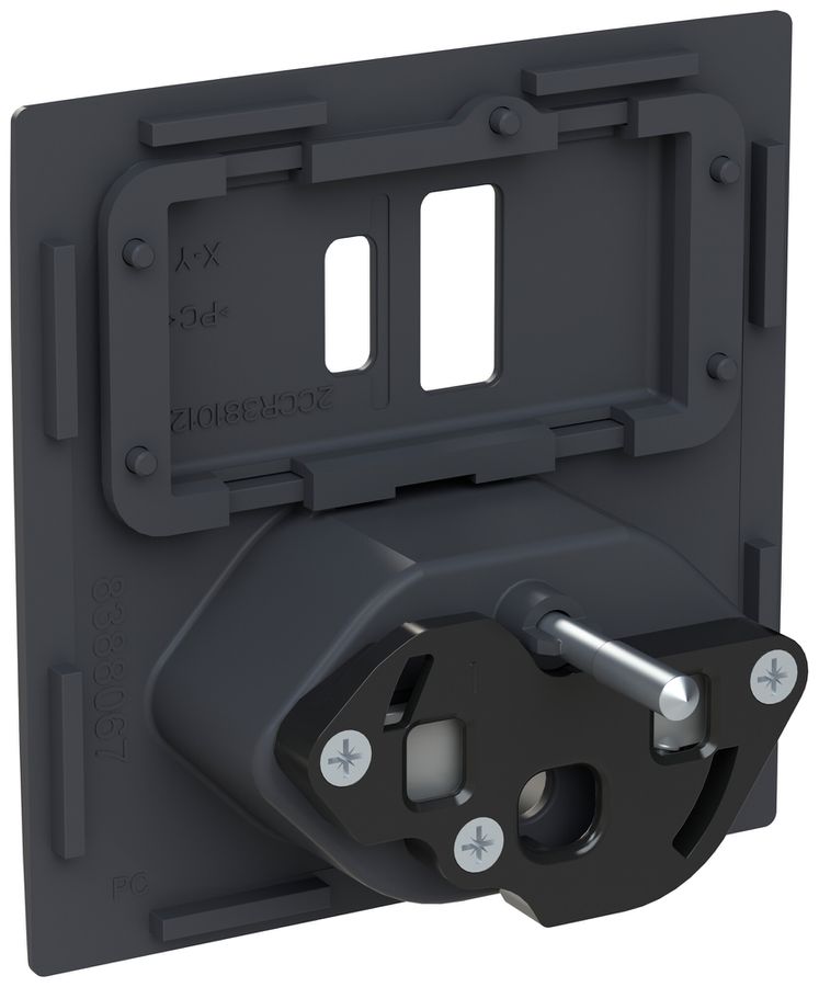 Kit frontale INC ABB Sidus USB-A+C + T13 60×60mm an IP20