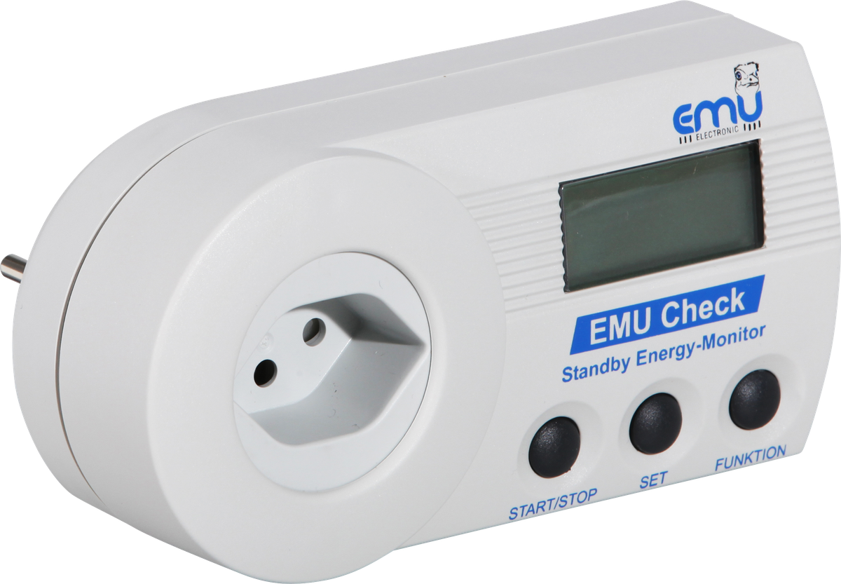 Energie-Leistungsmessgerät EMU check 0.01…10A 1×230VAC