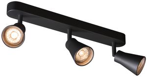 Decken-/Wandleuchte SLV AVO TRIPLE CW GU10 3×50W 400×95×115mm schwarz