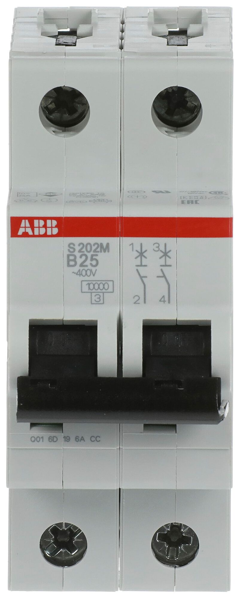 Leitungsschutzschalter ABB S202M-B25 25A B 10kA
