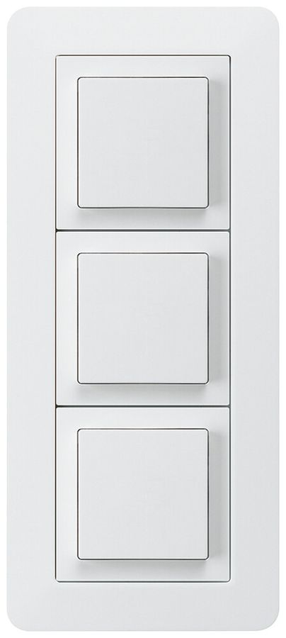 UP-Kombination kallysto.trend Gr.I-I-I vertikal 3×Schalter S3 weiss