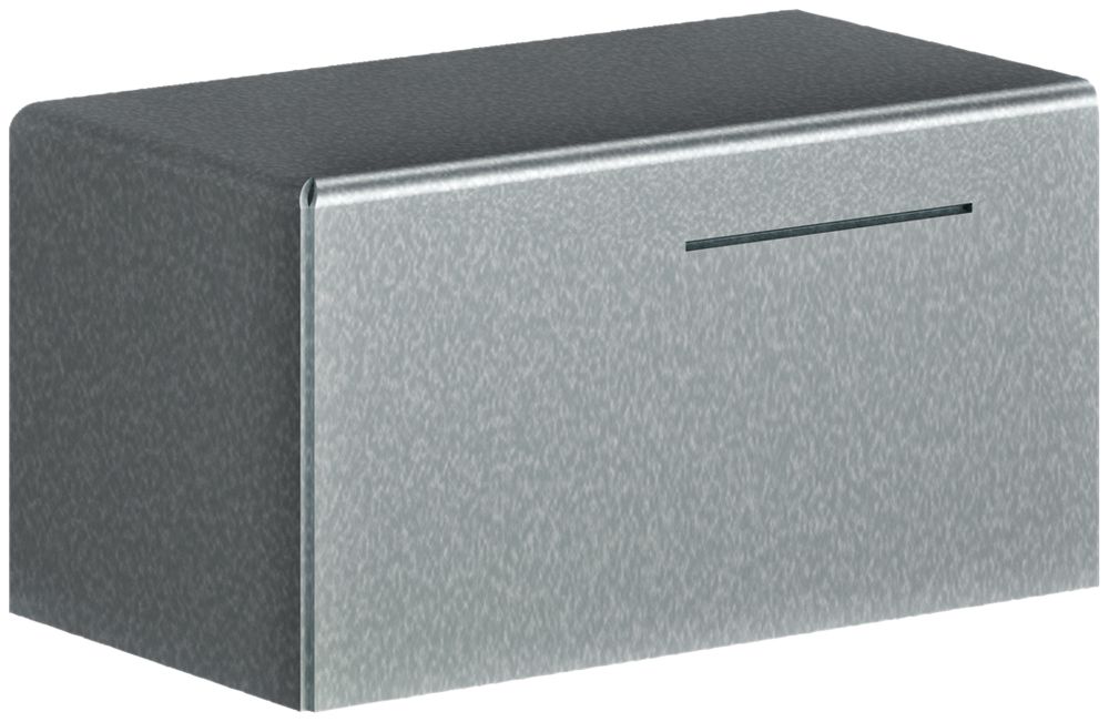 Piastra terminale tehalit per LFS 30×30 mm acciaio zincato