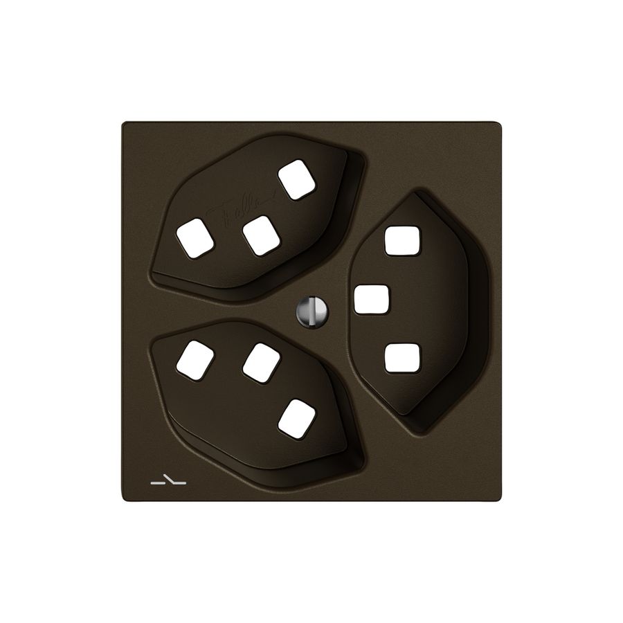 Montageset EDIZIO.liv SNAPFIX® für 3×T23 getrennt br