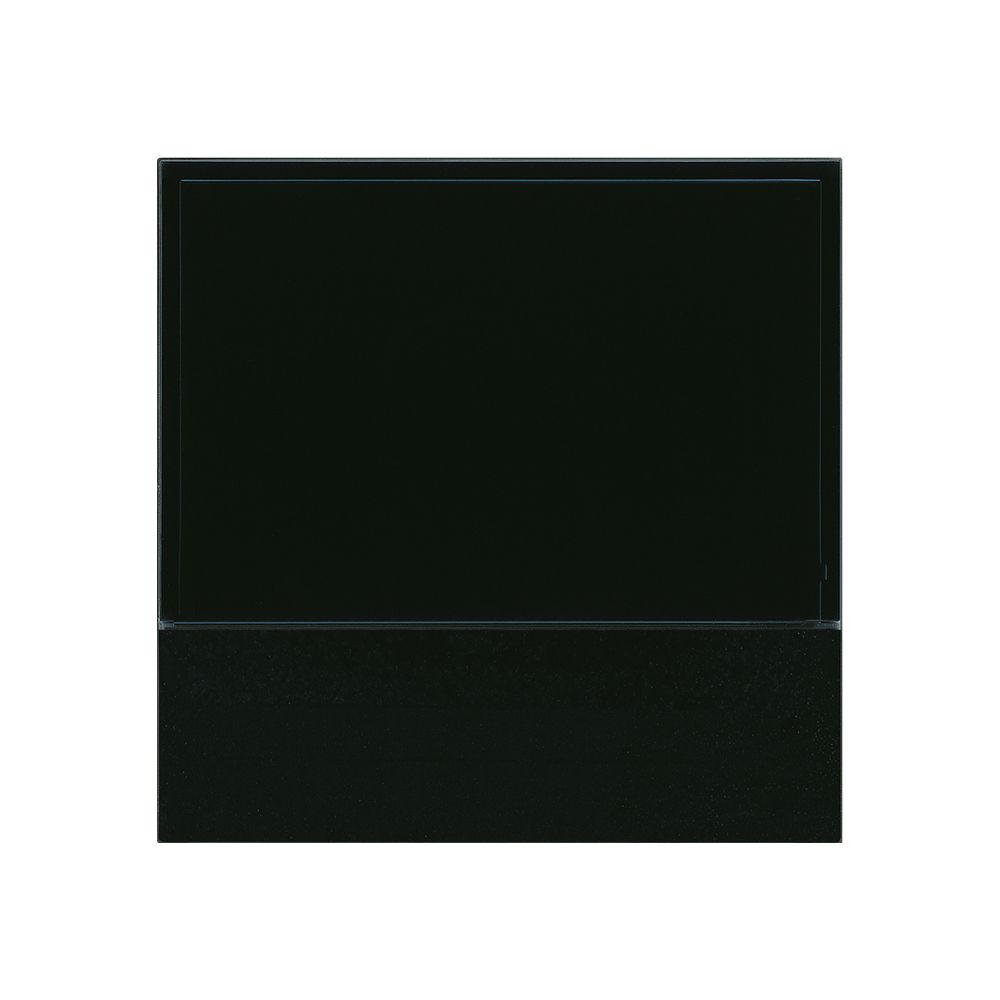 Frontabdeckung Hager basico KNX RTR schwarz