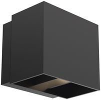 LED-Wandleuchte QUADRO 10W, 900lm, 3000K, IP65, 120×100×97mm, schwarz