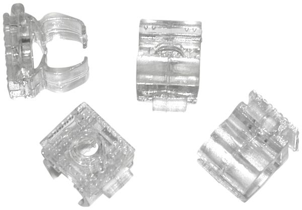 Clip di fissaggio 25 pzz. (cocodrillo) MK