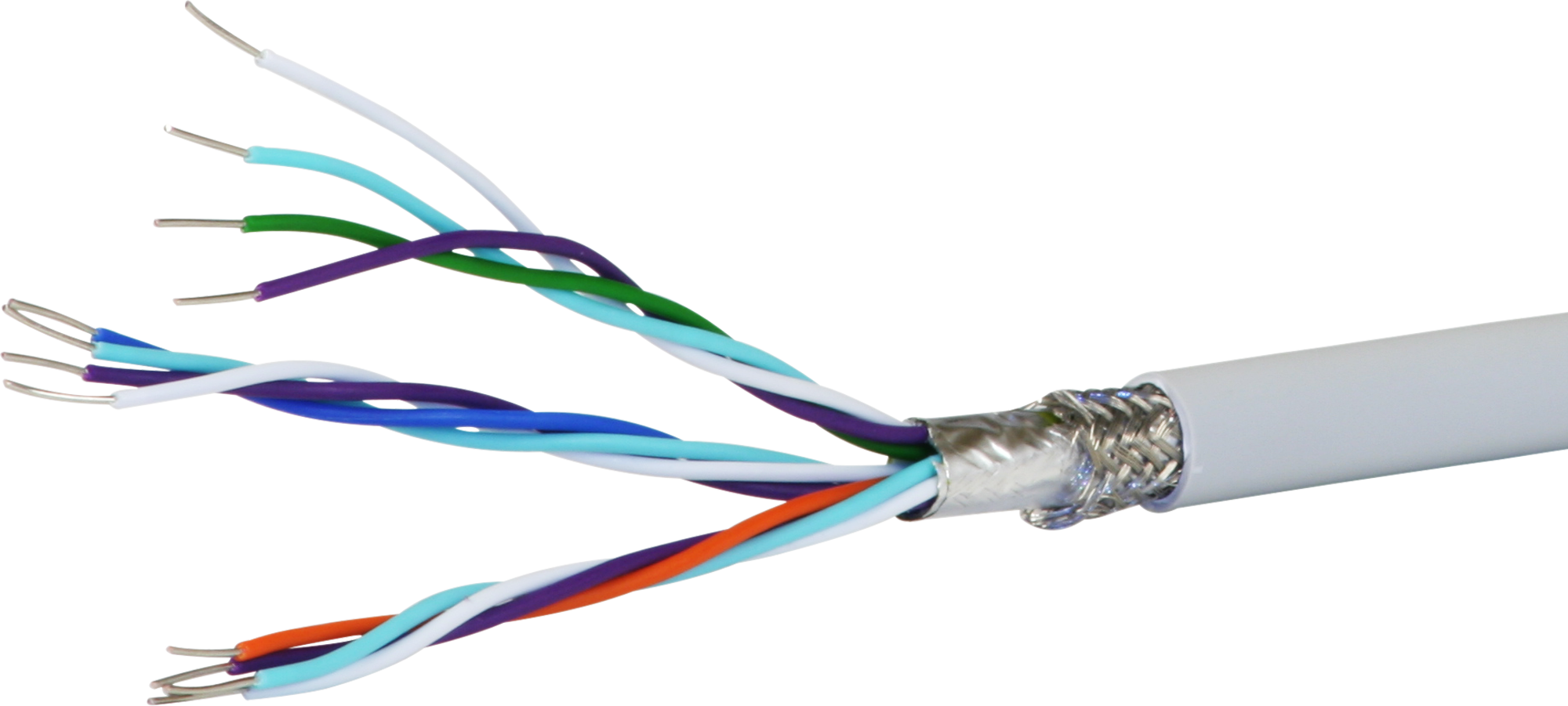 Kabel Swissnet/ISDN U72M 3×4×0.6mm abgeschirmt halogenfrei Eca