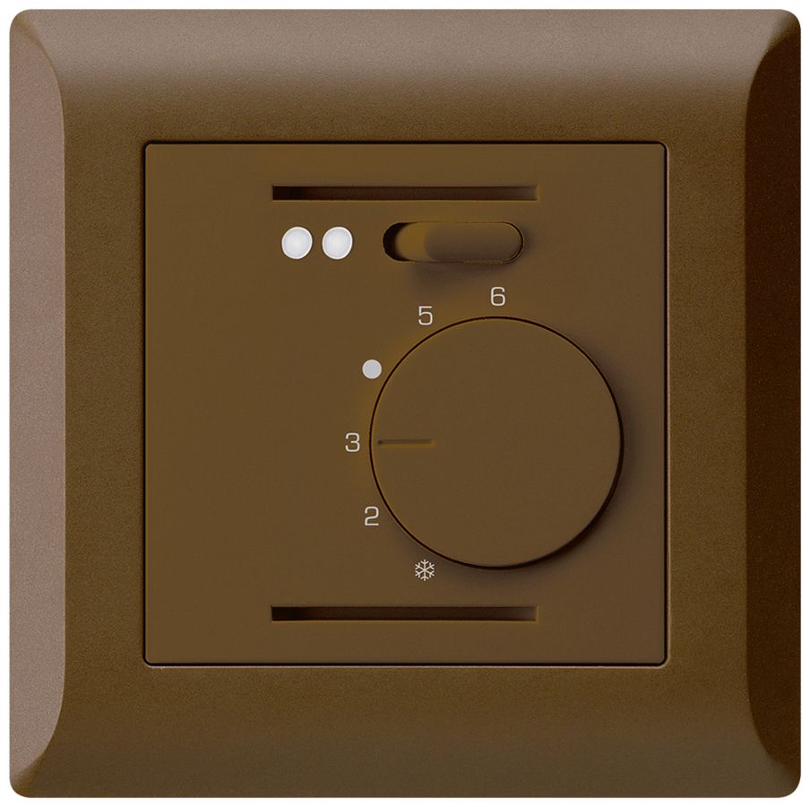 UP-Raumthermostat kallysto.line braun für Fussbodenheizung