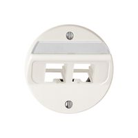 Kit de montage ENC Keystone FH sortie oblique sans connect. blanc