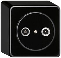 AP-Antennendose basico TV-R 4dB 2GHz schwarz